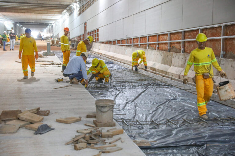 Concluída pavimentação na fase 2 do Túnel de Taguatinga