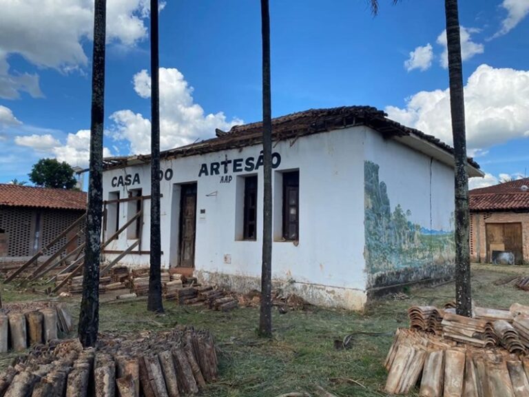 Secretaria de Turismo do DF está restaurando a Casa do Artesão em Planaltina