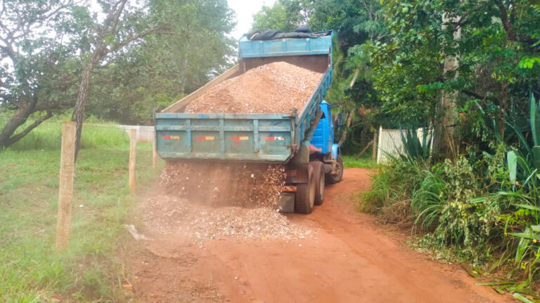 Vias não pavimentadas são recuperadas no Jardim Botânico