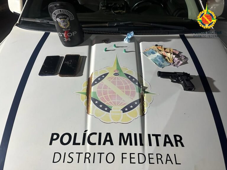 Acusado de ser Traficante foi preso pela PMDF em Planaltina DF