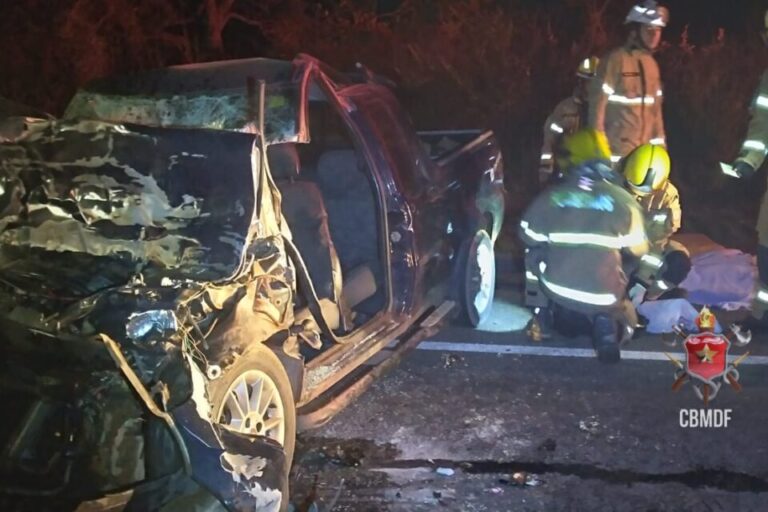 Três pessoas morrem em acidente na BR-251, em São Sebastião