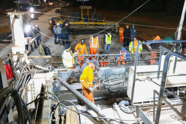 Estudantes visitam obras de pavimento rígido na Estrutural