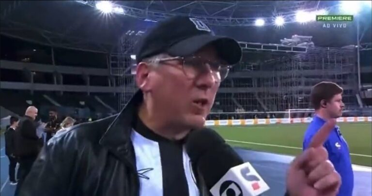 Textor acusa CBF de corrupção após derrota do Botafogo para Palmeiras