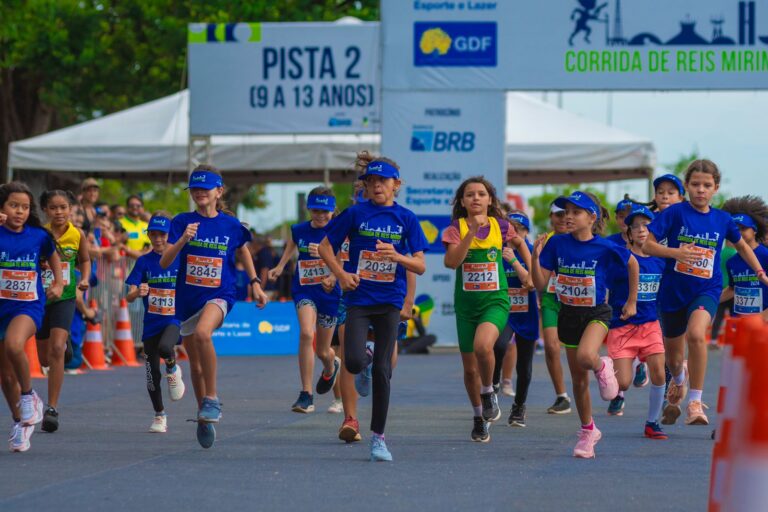 Corrida de Reis Mirim reúne recorde de participantes no Parque da Cidade
