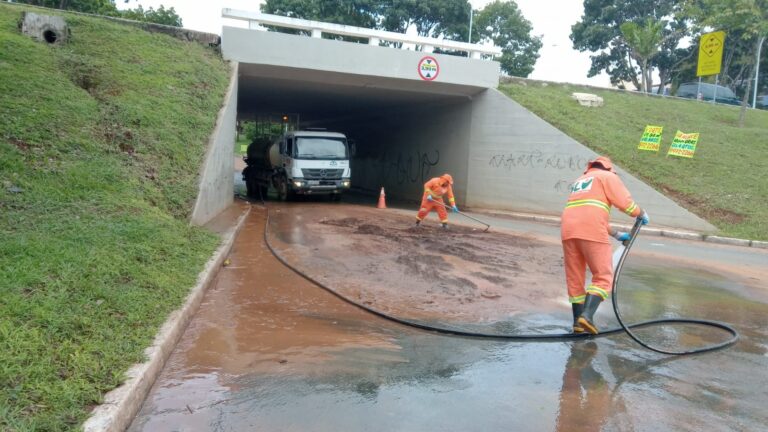 GDF age rápido para reduzir o impacto das chuvas em todo o DF