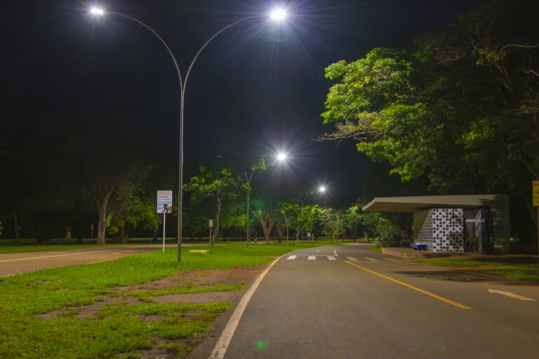 Iluminação do Parque da Cidade Sarah Kubitschek passa por modernização