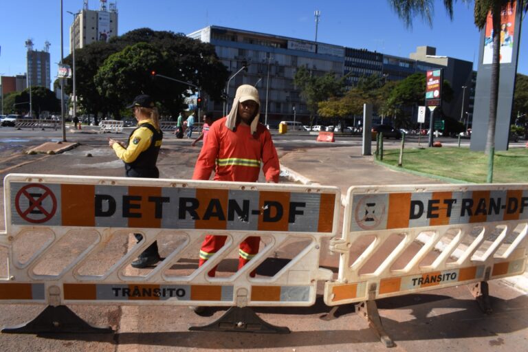 Cruzamento entre o Pátio Brasil e o Setor Hoteleiro Sul será liberado nesta sexta