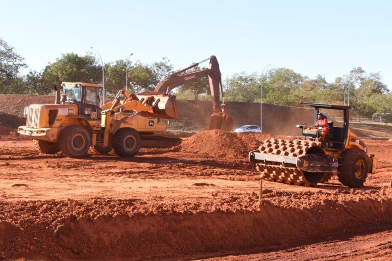 Obras do corredor do Terminal Asa Sul chegam à etapa de preparação do solo