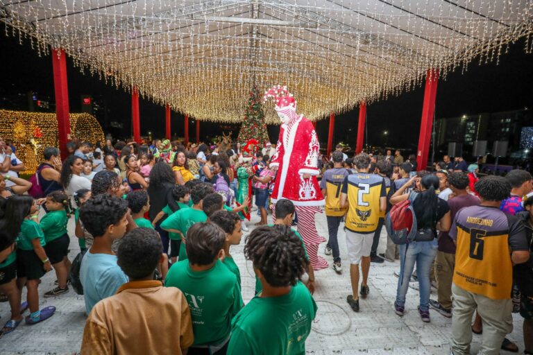 Patinação no gelo, roda-gigante e oficinas animam crianças no Nosso Natal do DF