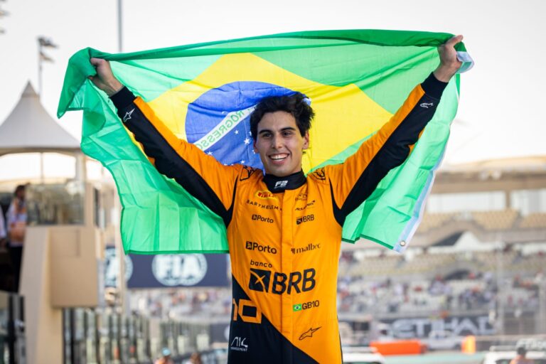 Gabriel Bortoleto é campeão da Fórmula 2 em sua temporada de estreia