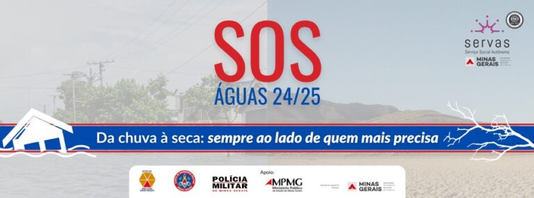 Campanha SOS Águas intensifica esforços para apoiar vítimas de chuvas e secas em Minas Gerais