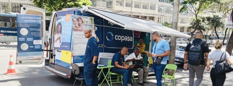 Agência Móvel da Copasa leva atendimento à população em Belo Horizonte e Contagem