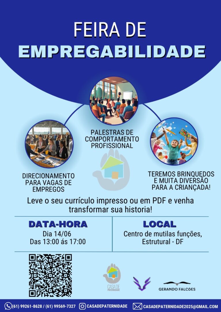 Feira de Empregabilidade leva oportunidades e serviços gratuitos à comunidade da Estrutural