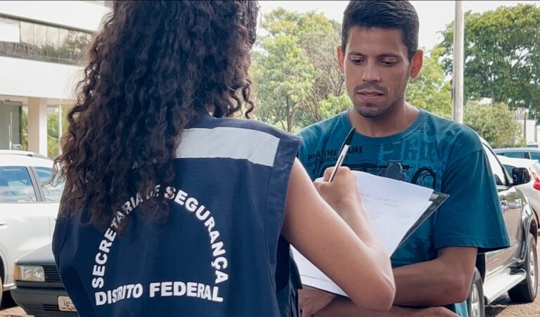 Pesquisa distrital sobre segurança pública começa nesta segunda no DF