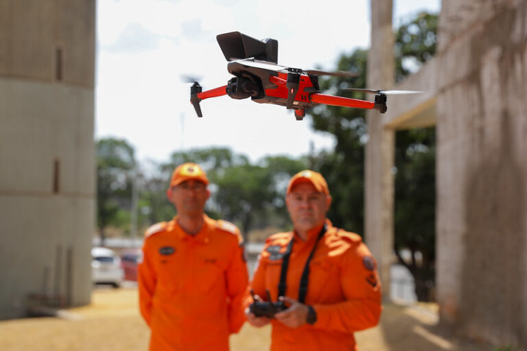 Drones aumentam eficiência do Corpo de Bombeiros do DF em incêndios e salvamentos