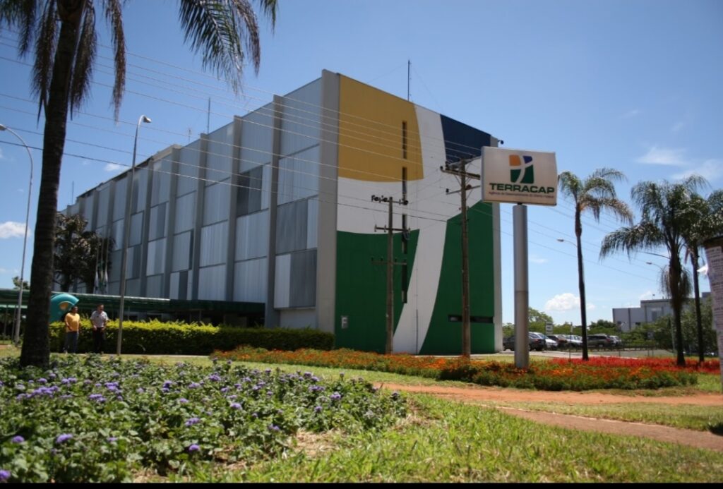 Fachada da sede da Terracap no Distrito Federal