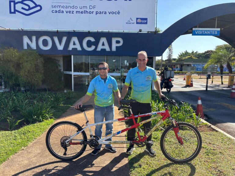 Servidor da Novacap vence a cegueira e se destaca em desafios ciclísticos