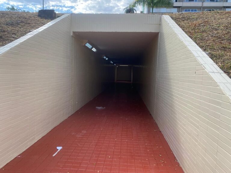 GDF conclui reforma da passagem subterrânea da 104 Sul e avança com obras na 106 Sul