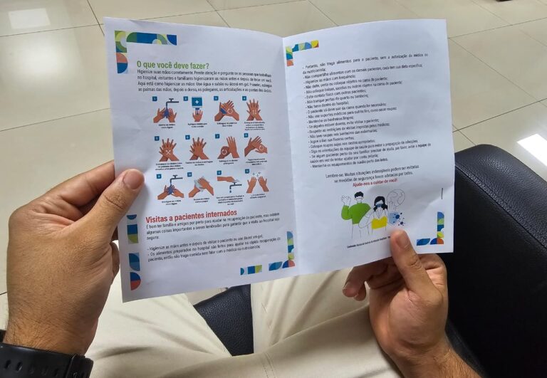 Hospital de Base reforça papel do paciente na prevenção de infecções e combate às superbactérias