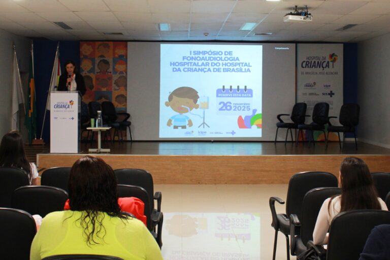 HCB realiza primeiro simpósio e reforça atuação da fonoaudiologia no cuidado pediátrico