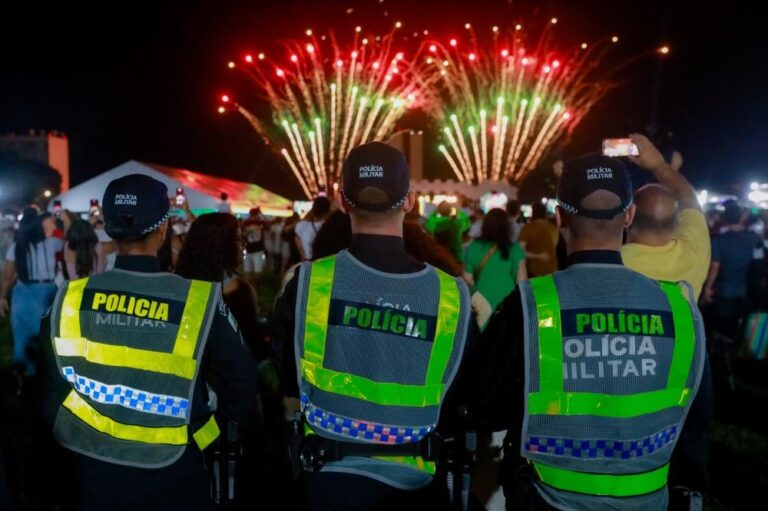 Réveillon no DF termina sem crimes contra a vida e sem registros de violência sexual