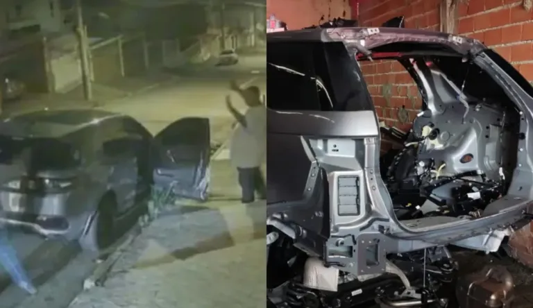 Polícia analisa vídeos para tentar identificar ladrões que roubaram carro do Péricles
