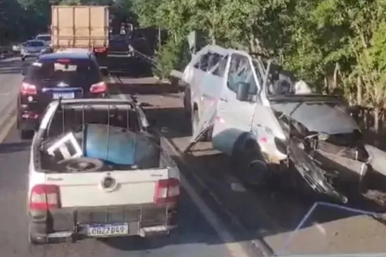 Acidente entre ônibus e van mata quatro pessoas na BR-020, em Goiás