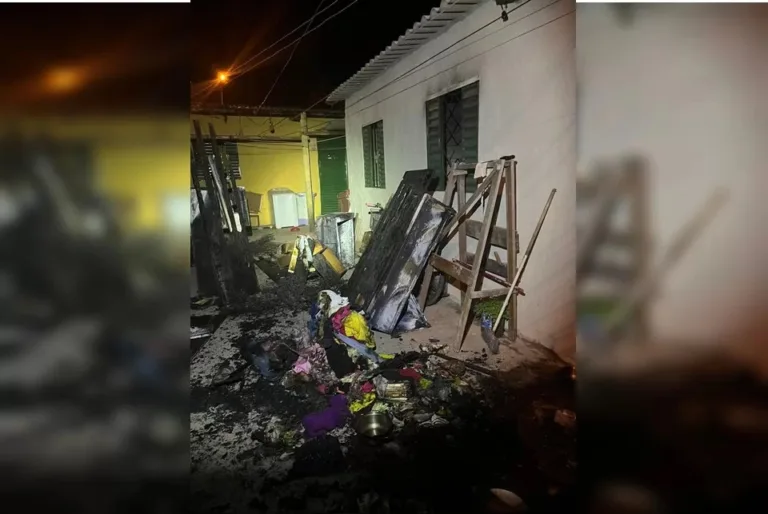 Vídeo: homem ateia fogo em residência com companheira dentro no DF