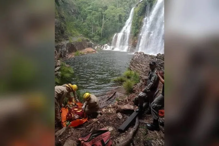 Turista do DF morre afogado em cachoeira da Chapada dos Veadeiros