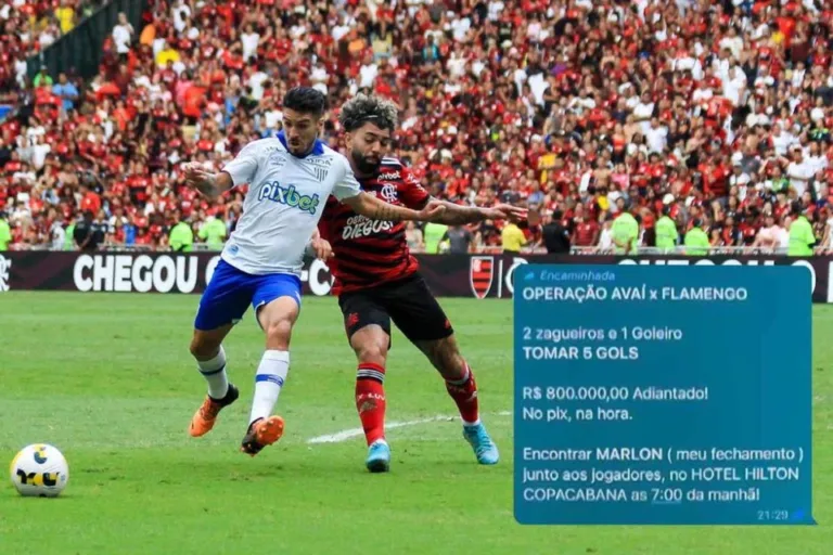 Máfia das apostas atuou para manipular jogo do Flamengo dentro do Maracanã