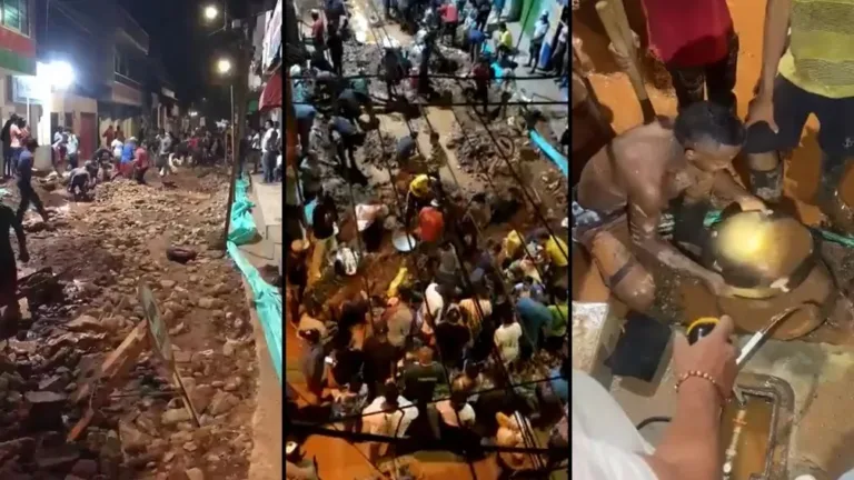Vídeo: multidão transforma rua em garimpo após rumores sobre ouro