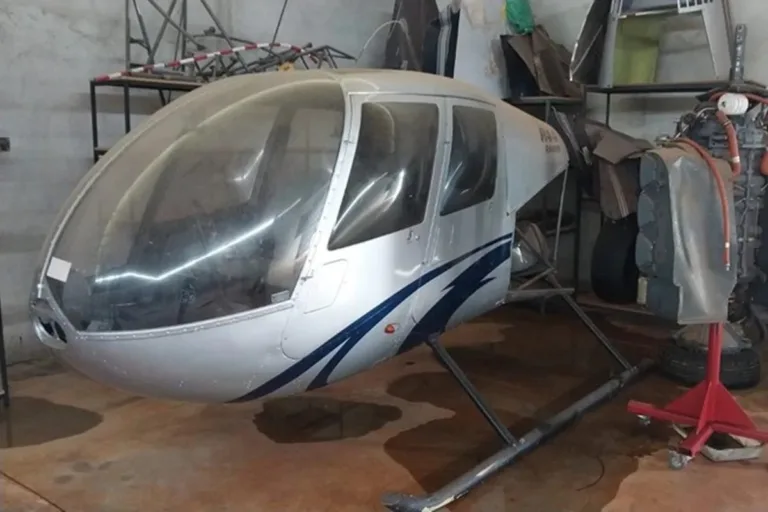 Oficina do pó: bando constrói helicópteros para carregar cocaína em GO