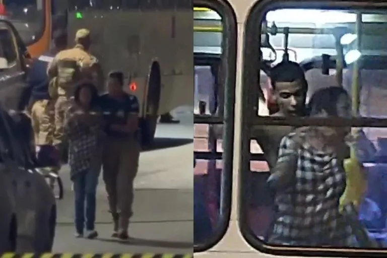 Mulher é liberada após ficar mais de 1 hora como refém em ônibus no DF