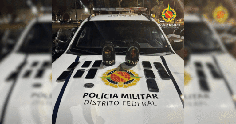 PMDF prende pai, mãe e filho por furto de celulares durante o Carnaval na Rodoviária do Plano Piloto