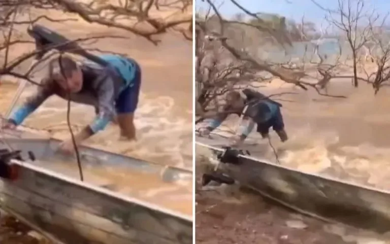 GO: pescadores ficam mais de 4h ilhados em lago durante tempestade