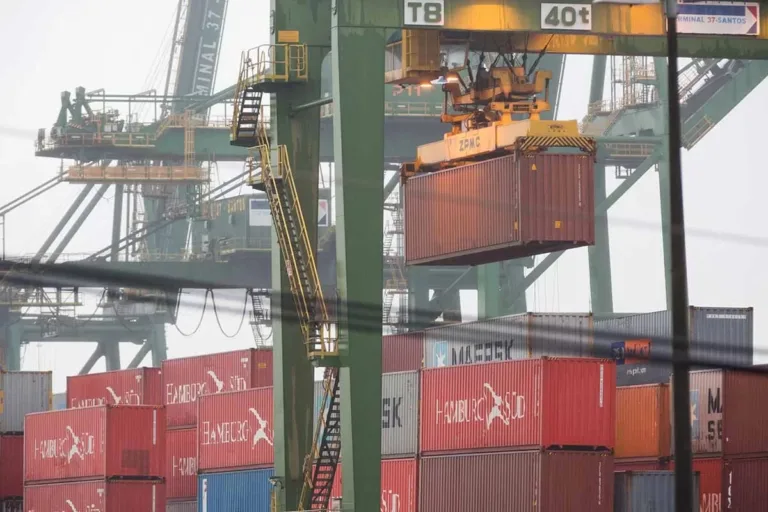 Corpo é localizado dentro de contêiner no Porto de Santos. PF apura