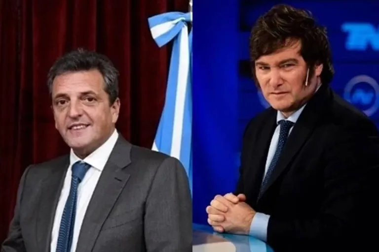 Sergio Massa e Javier Milei disputarão 2º turno na Argentina