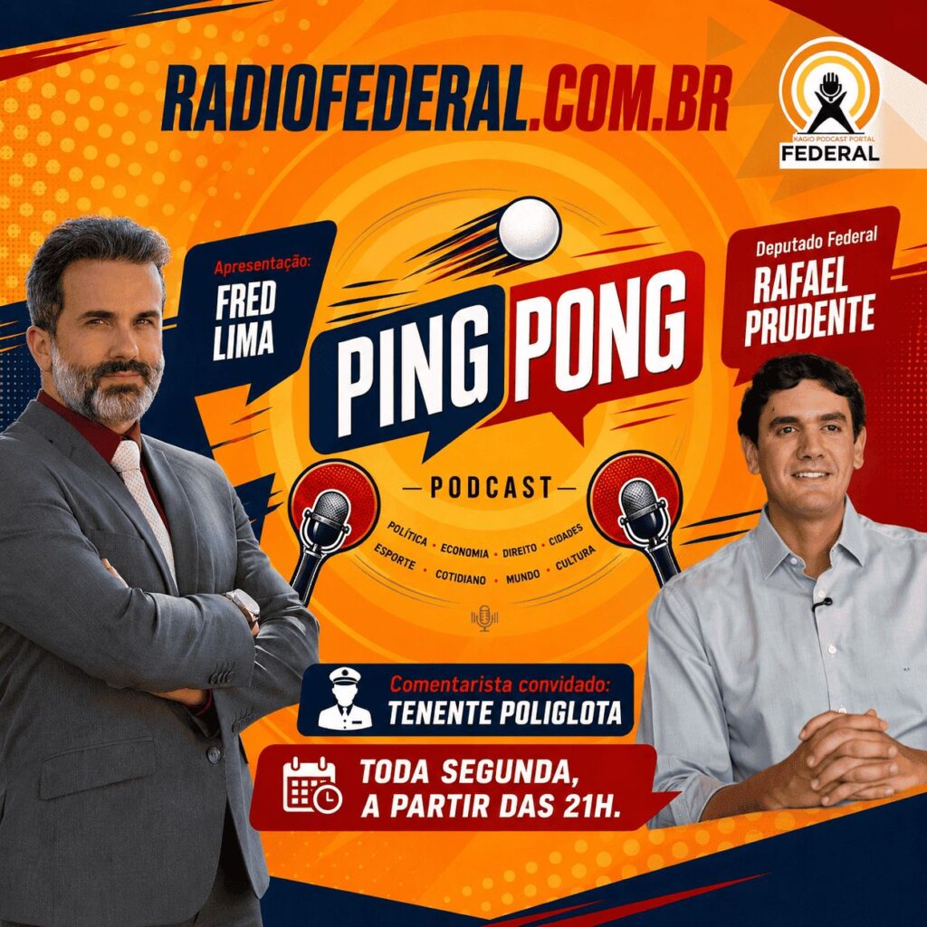 Rafael Prudente abre nova temporada do Ping Pong na Rádio Federal