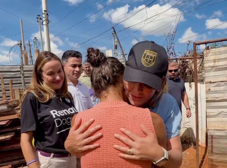 Celina Leão anuncia apoio a família que perdeu tudo em incêndio na Estrutural