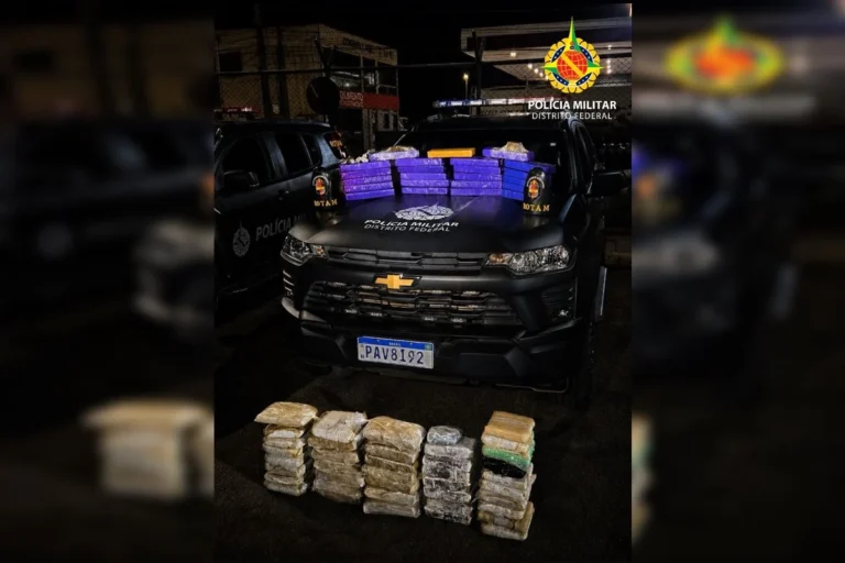Rotam prende suspeito e recolhe carga milionária de drogas no DF