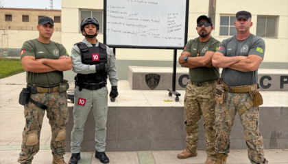 Policial penal do DF participa de capacitação internacional no Peru
