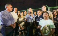 Ceilândia recebe iluminação em arena de beach soccer e campo sintético