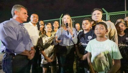 Ceilândia recebe iluminação em arena de beach soccer e campo sintético