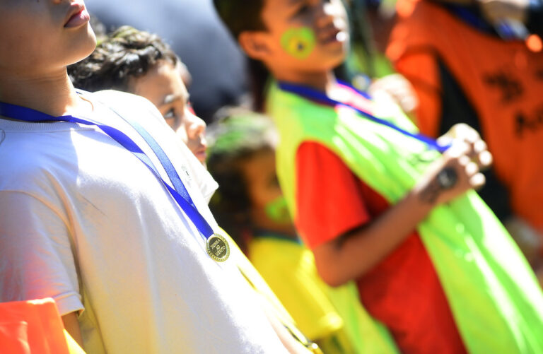 Crianças e familiares participam da Copa do Compp