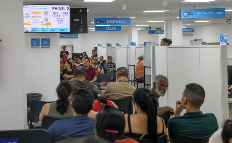 Na Hora passa de 670 mil atendimentos no DF em 2026