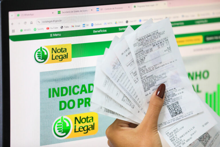 Programa Nota Legal tem prazo para indicação de conta bancária no Distrito Federal