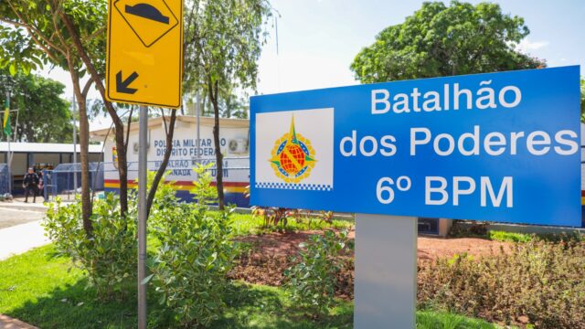 Projeto da nova sede do 6º BPM no centro de Brasília