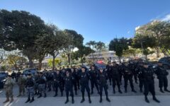 Policiais militares participam da Operação Força Total no Distrito Federal