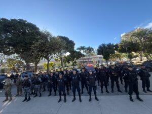Policiais militares participam da Operação Força Total no Distrito Federal