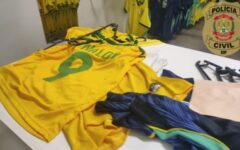 PCDF apreende mais de uma tonelada de camisas falsificadas na Operação Torcida Segura